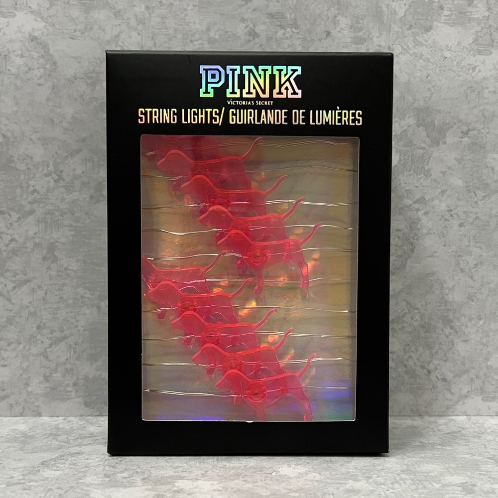 Victoria Secret PINK Dog String Lights New IN BOX RARE FIND 2018